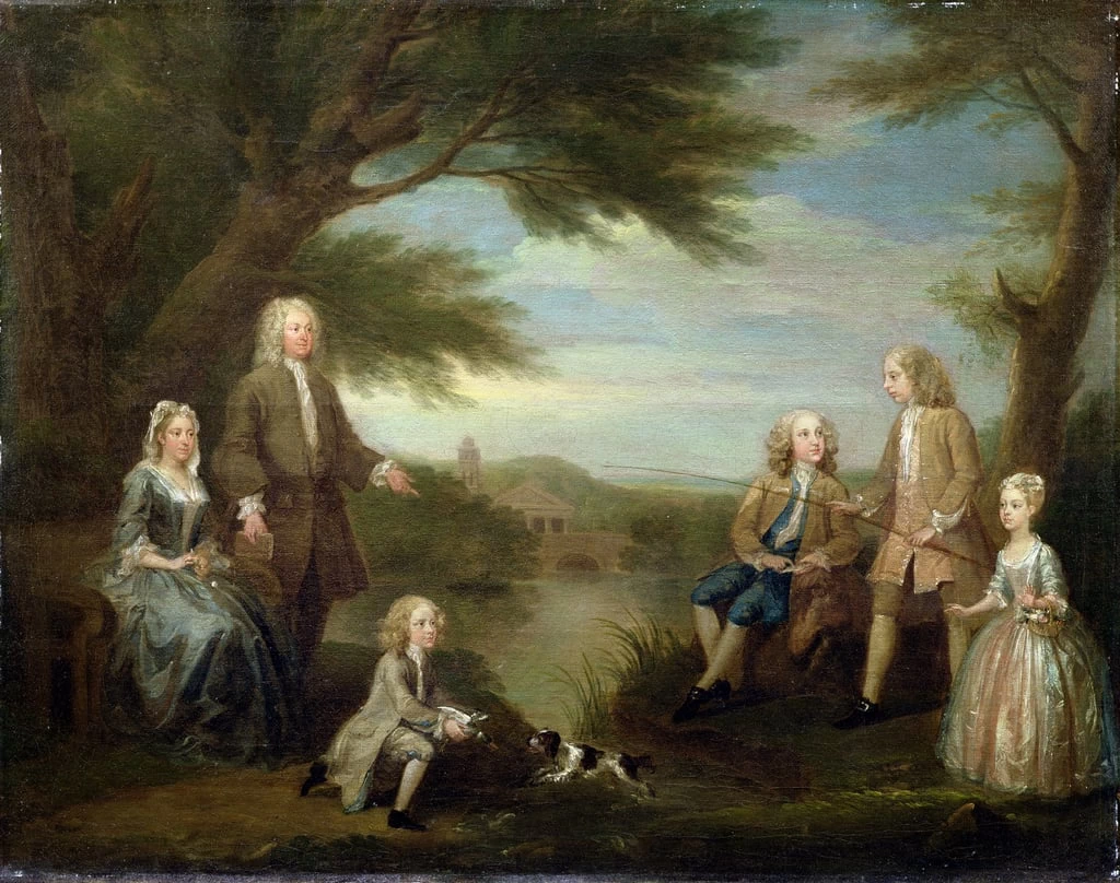 John ed Elizabeth Jeffreys e i loro figli - Yale Center for British Art, Paul Mellon Collection